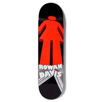 Girl Skateboards - Davis 'Herspective'  8.5" Black - Red